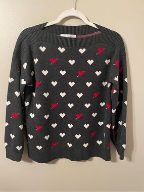 Loft heart sweater